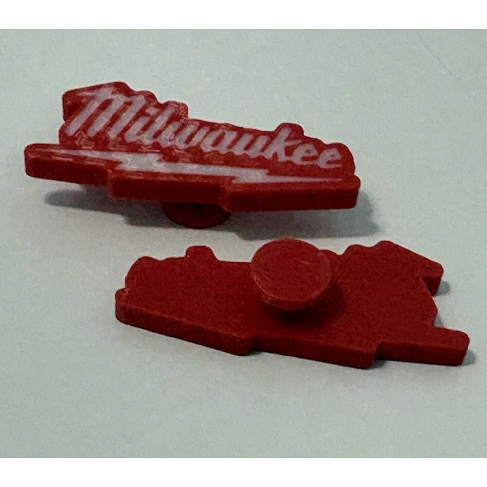 Milwaukee Tools Adult Unisex Crocs Jibbitz Brand New Custom Red